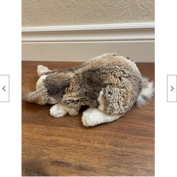 FOLKMANIS® Floppy Lop Eared Baby Rabbit Hare Bunny Hand Finger Puppet - Picture 6 of 7